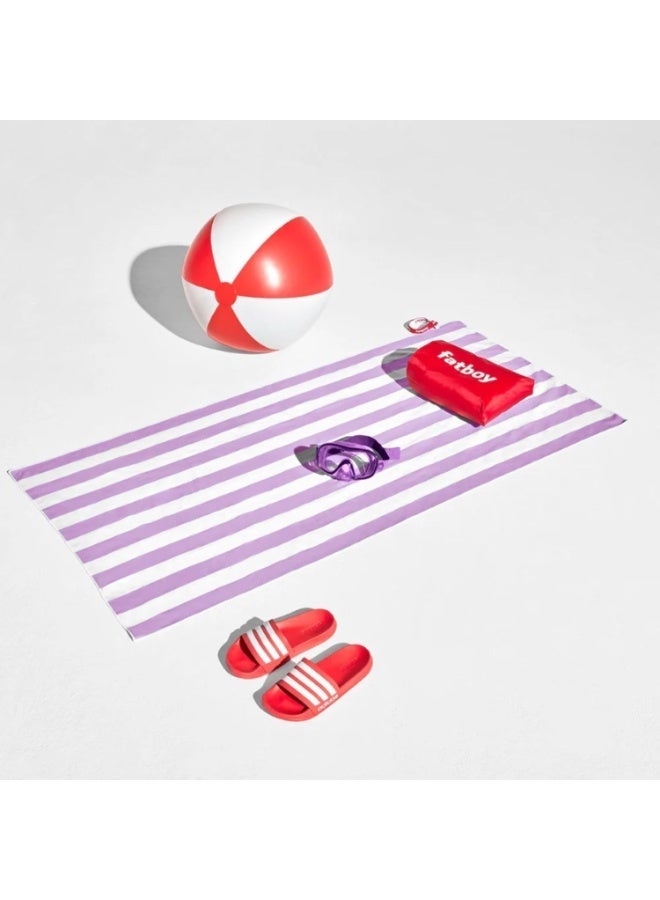 Fatboy Beach Baggy Towel with inflatable Pillow (Lilac) - Image 2